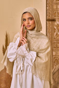 Classic Ruffled ( Ash Beige ) - Eva veil