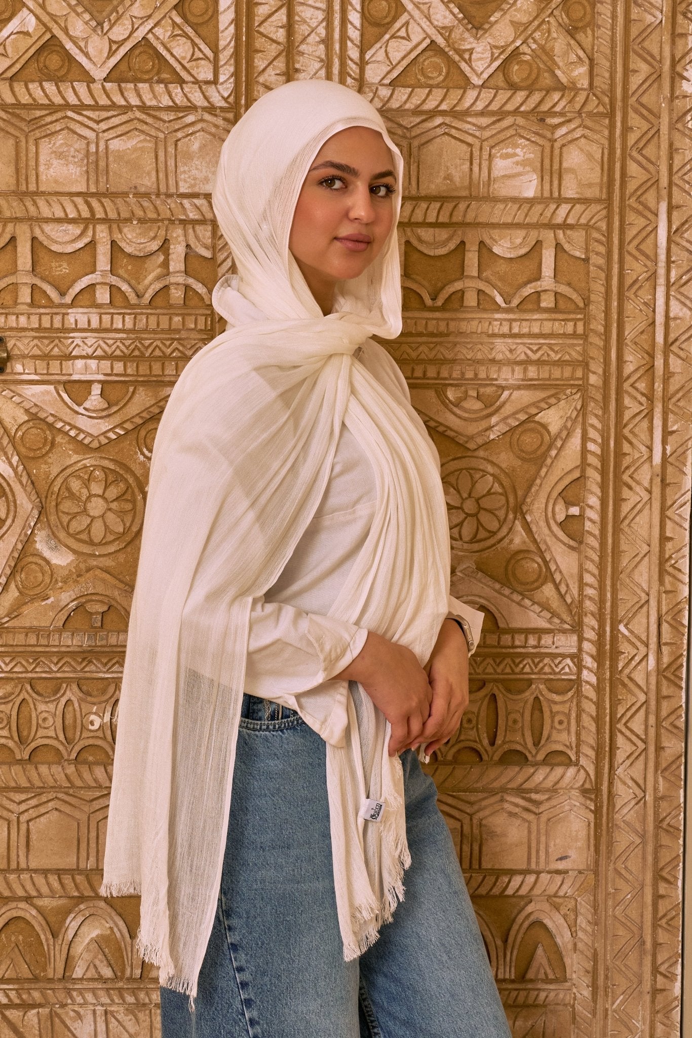 Classic Ruffled ( Off White) - Eva veil