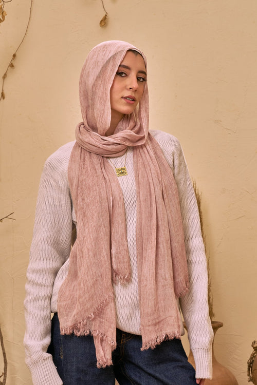 Classic Ruffled ( Powder Pink ) - Eva veil