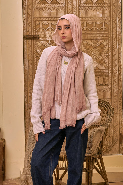 Classic Ruffled ( Powder Pink ) - Eva veil