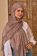 Knitted Lycra ( Light Mocha ) - Eva veil