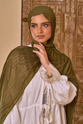 Knitted Lycra ( Olive ) - Eva veil