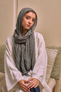Linen Crunsh ( Light Grey ) - Eva veil