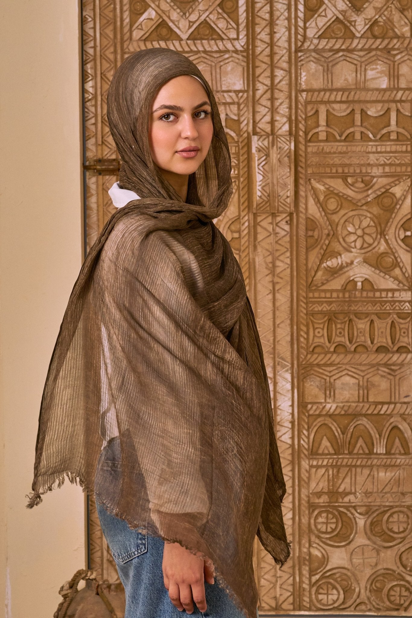 Messy Chiffon( Brown) - Eva veil