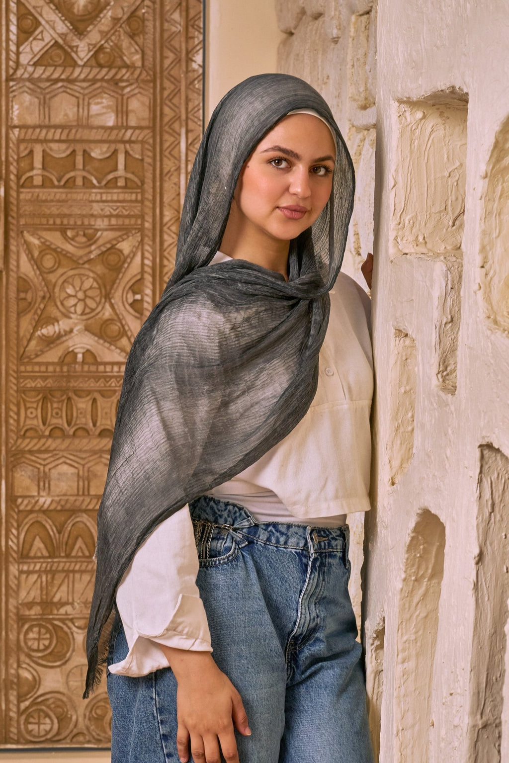 Messy Chiffon ( Dark Grey) - Eva veil