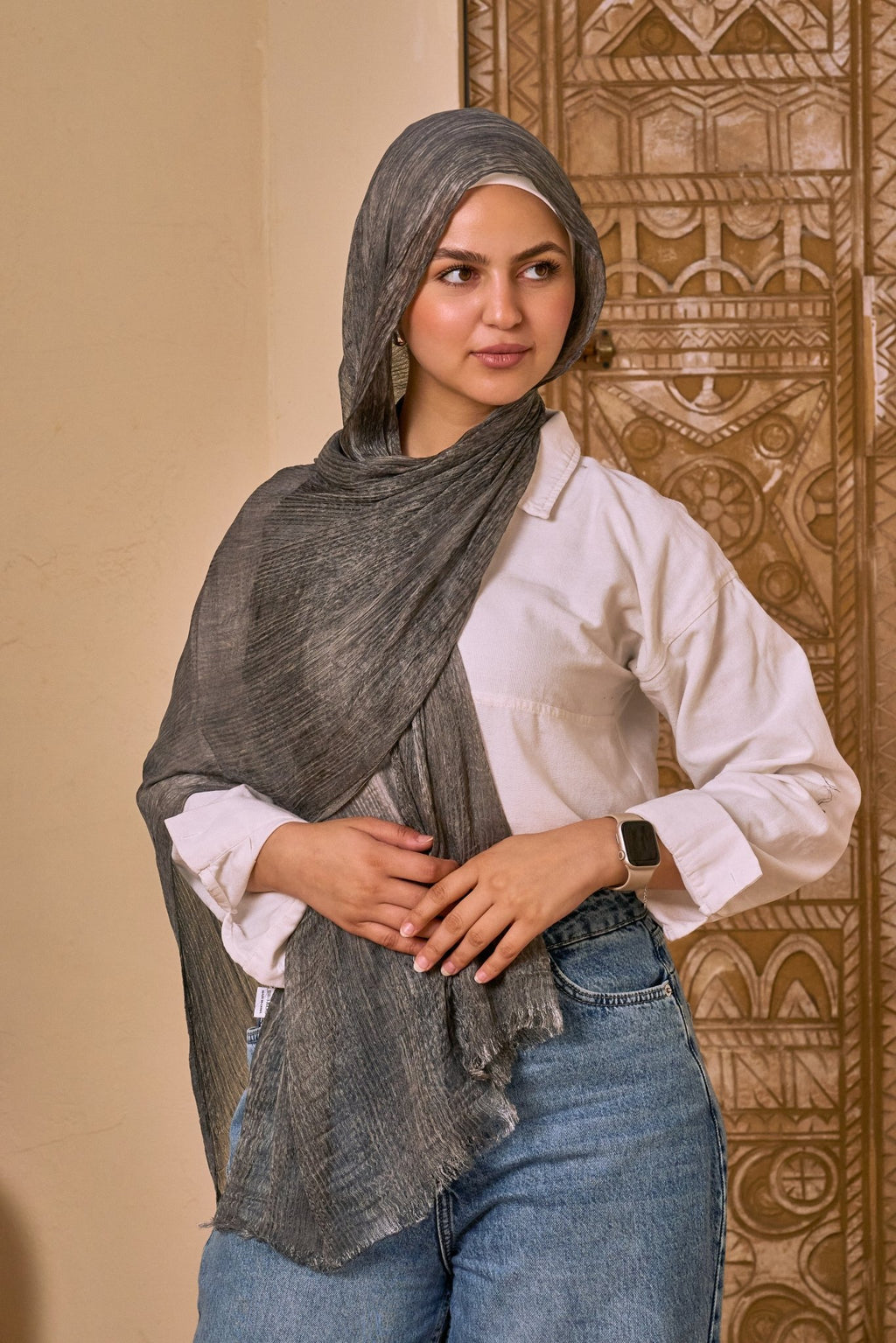 Messy Chiffon ( Mediume Grey ) - Eva veil